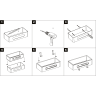 Полка для душа прямая LEMARK SHELF LINE 9776045 графит