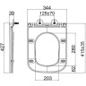 Сет: Инсталляция LEMARK PENEDA EXPERT + кнопка BIT хром глянец + унитаз FLOREX белый глянец 100121423