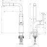 Смеситель LEMARK URSUS LM7205BLR для кухни