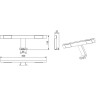 Светильник LEMARK UNIVERSAL 40 см LM40SV
